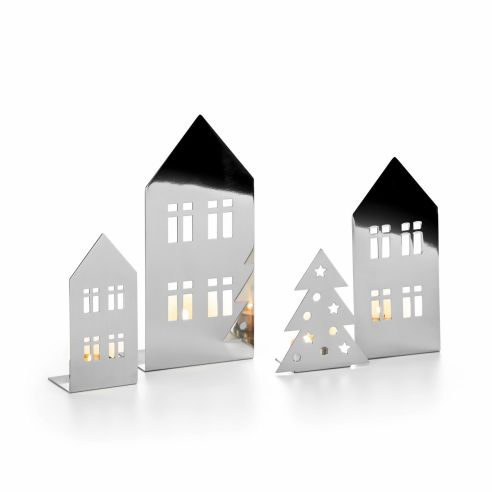Philippi Tealight Holder Boa Vista Design In Stainless Steel With Mirror Polished Finish Medium - PH300119