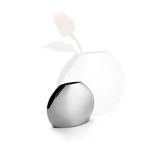 Philippi Vase Emilia Design In Stainless Steel With Mirror Polished Finish Small Size - PH344001