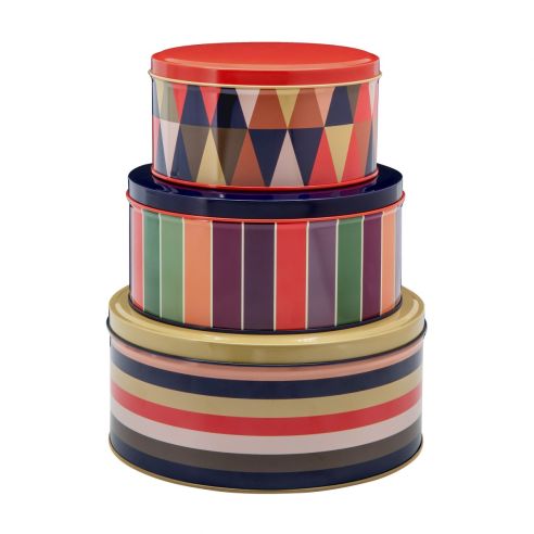 Remember Storage Boxes In Tin Food Safe In A Set Of 3 Klara Design - REBY10