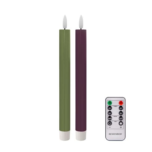 Remember Dinner Candle In A Set Of 2 Ruka Design LED Operation - REESK01