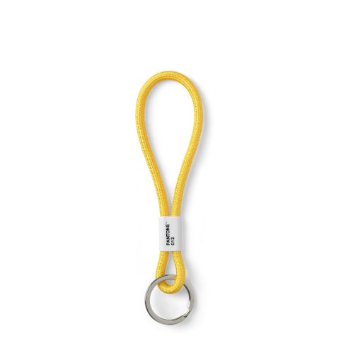 Pantone Keychain Short 180mm In Nylon Yellow 012 - PT101300012