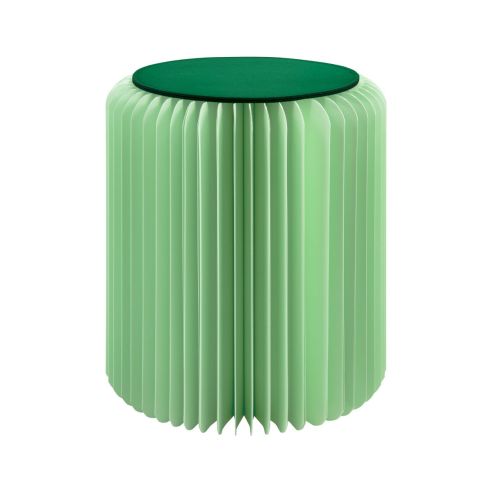 Remember Stool In Concertina Card Papillon Design In Mint - REPH60