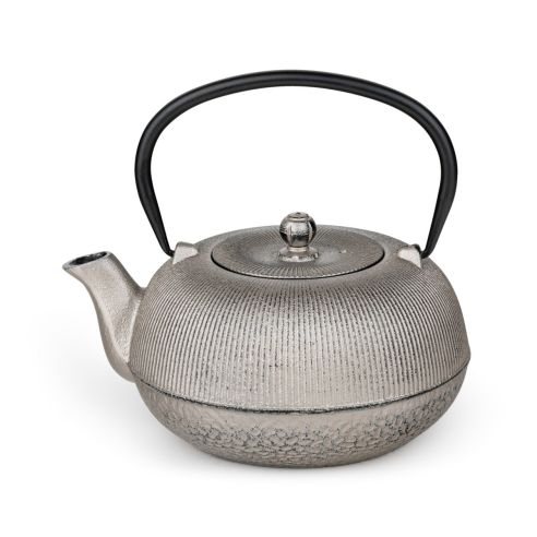 Bredemeijer Teapot Cast Iron Sichuan Design 1.0L In Champagne With Stainless Steel Filter - BR153082