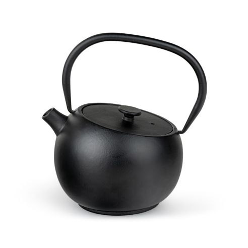 Bredemeijer Teapot Cast Iron Guizhou Design With Champhered Body in Black 750ml - BR153206