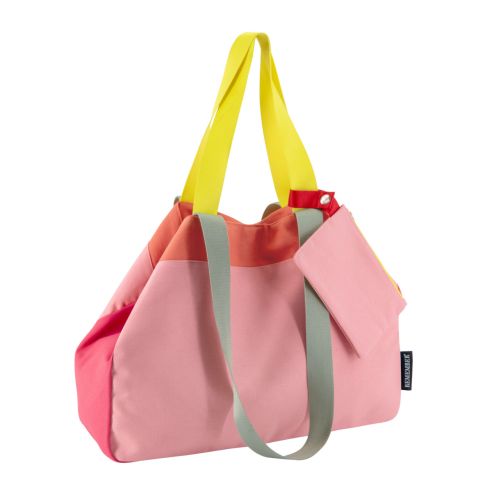 Remember Shoulder Bag & Carry Bag In 100% Cotton Canvas Rosie Design - RECT04