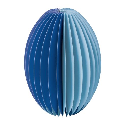 Remember Paper Vase With Glass Inner Tube Yuki Design In 2 Tone Blue - REHPV04