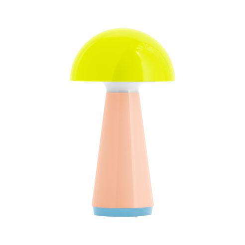 Remember Table Lamp LED USB Rechargeable Bob Design In Lime - RELB23