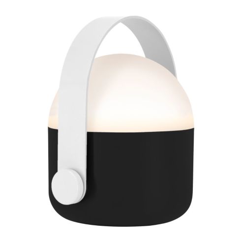 Remember Rechargeable Portable LED Lamp With Carry Handle OLE Design Black Colour Small - RELO06