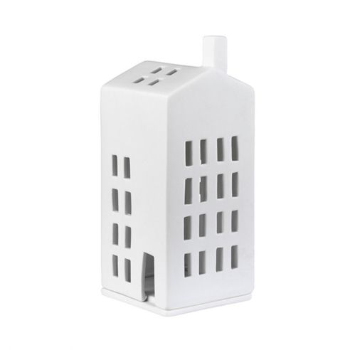 Rader Tea Light Holder In Porcelain Lighthouse Range Small Windows Design Medium Size - RA10845