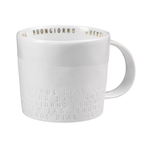 Rader Coffee Mug In Porcelain With Hello In Many Languages - RA11873