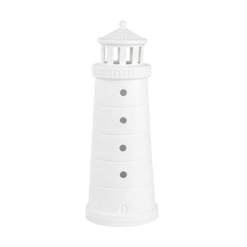 Rader Lighthouse Candle Holder In Porcelain XXL Size Dia 15.5cm Ht 40cm - RA16465