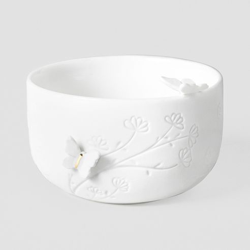 Rader Bowl In Porcelain Butterfly Design Size Small - RA17614