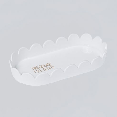 Rader Tray For Jewellery In Porcelain With Words Treasure - RA17682