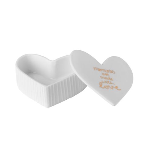 Rader Box In Porcelain for Jewellery Storage Heart Shaped - RA17748