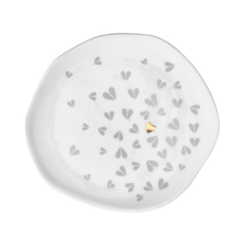 Rader Plate In Porcelain For Knick Knacks Hearts Design - RA17752
