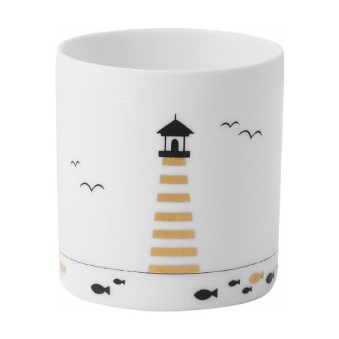 Rader Tea Light Holder In Porcelain Sailing Design - RA18379