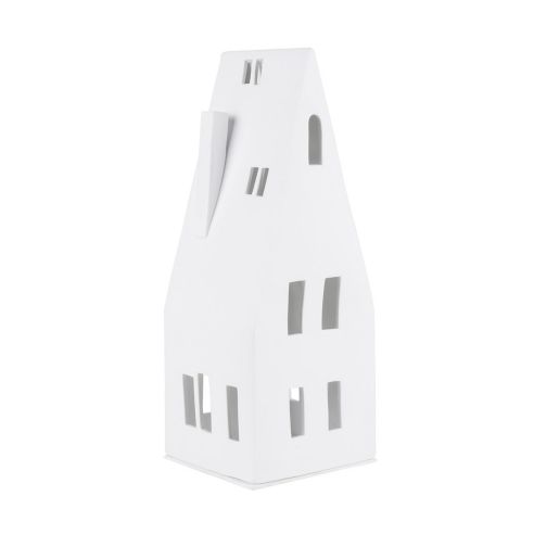 Rader Tea Light Holder In Porcelain Lighthouse Range Pitched Roof Design Large - RA90338