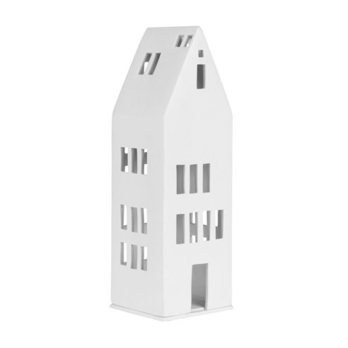 Rader Tea Light Holder In Porcelain Lighthouse Range Tall City House Design Large - RA90629