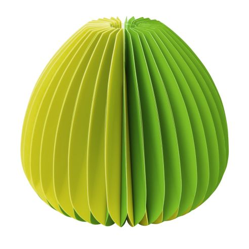 Remember Paper Vase With Glass Inner Tube Yuki Design In 2 Tone Green - REHPV01