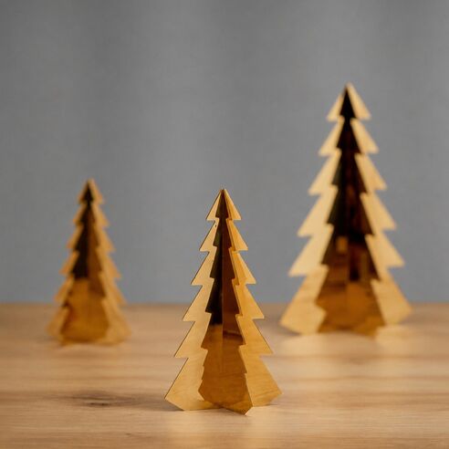 Philippi Christmas Tree de Oro Design In Gold Medium - PH165004