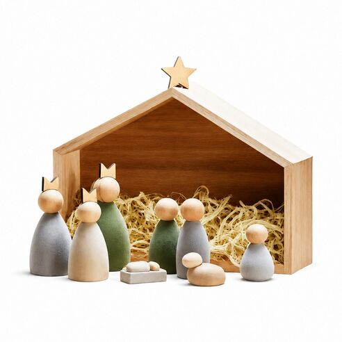 Philippi Crib 9 Piece Set Krybbe Design In Flocked Plywood - PH296020