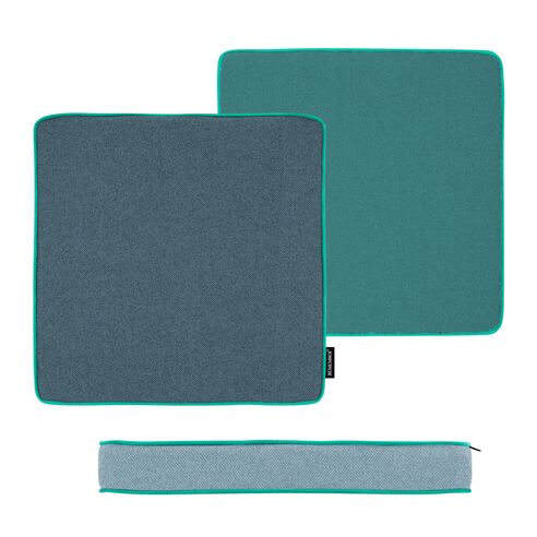 Remember Seat Cushion In Blueberry Design W40xD40xH5 cm - REKI15