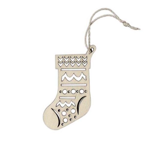 Nordic Stocking Bauble Tree Ornament - 8821664