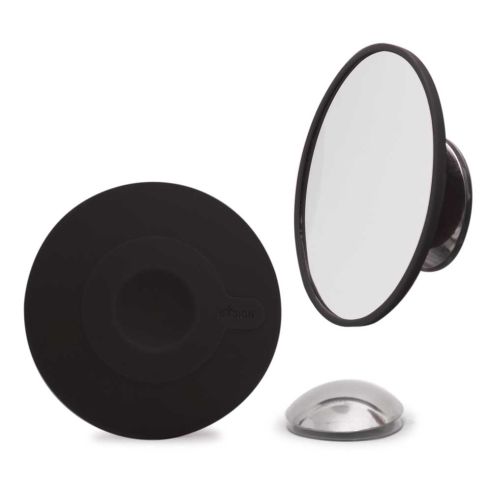 Bosign Make-Up Mirror Magnification 10x Detachable For Travel Small Size In Black Dia 11.0cm Air Design - B263136
