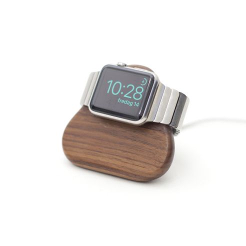 Bosign Apple Watch Charging Station Tetra Nightstand In Solid Oiled Walnut Wood - B262686