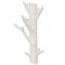 Bosign Branch Wall Hanger Medium Size In Solid Cast Iron Coated White - B291205