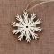 Nordic Snowflake Bauble Tree Ornament - 8821661
