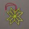 Festive Nordic Star Bauble Tree Ornament in Assorted Colours - 8822303
