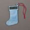 Festive Stocking Bauble Tree Ornament in Assorted Colours - 8822308