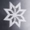 JackFrost Snowflake Bauble Tree Ornament Style A - 8826401