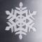 JackFrost Snowflake Bauble Tree Ornament Style L - 8826413