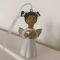 March Muses Tessa Angel White Handmade Eco-Friendly Hanging Christmas Tree Decoration - MM0004