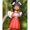 March Muses Tessa Angel Red Handmade Eco-Friendly Hanging Christmas Tree Decoration - MM0005