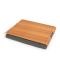 Bosign LapTray Large Antislip Teak Wood Tray with Salt & Pepper Cushion With Slight Surface Damage - B261304ZZ