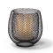 Philippi Lantern With Frosted Glass Tube Cylinder In Mesh - PH153005