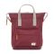 Roka London Bantry B Backpack Rucksack Small Recycled Repurposed Sustainable Nylon In Plum - RKBAB014