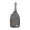Roka London Willesden B Cross Body Shoulder Scooter Bag Large Recycled Repurposed Sustainable Nylon In Graphite - RKWIB008