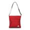 Roka London Kennington B Cross Body Shoulder Bag Medium Recycled Repurposed Sustainable Nylon In Cranberry - RKKEBO08