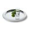 Philippi Serving Tray Round Shape In Mirror Polish Finish With High Edge Luna Design Diameter 30cm - PH116004