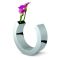 Philippi Vase Double Ended Polished Chrome Finish Omega Design - PH149001