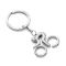 Philippi Keyring In Mirror Polished Nickel Biker Design - PH157005