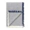 Elvang Denmark Daisy Throw In Blue Nights In Organic Cotton & Linen 130x180cm - EL141