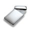 Philippi Business Card Holder Cushion Design Stainless Steel In Mirror Polished Finish - PH142003