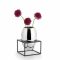 Philippi Vase Solero Design With Stand Nickel Mirrorpolished Steel Powdercoated Finish Large Size - PH240026