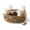 Philippi Boschendal Advent Wreath In Steel Powder Coated In Gold Large Size - PH122037