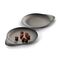 Philippi Snack Tray 2 Pc Set Tip Design In Stainless Steel With Matt Black Nickel Finish - PH202037